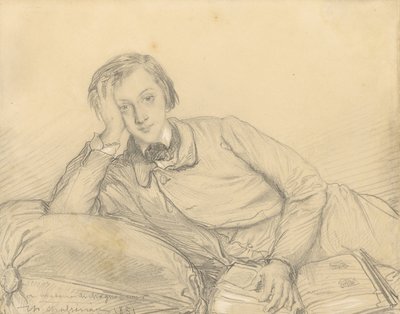 Portrait of Raymond de Magnoncourt by Théodore Chassériau